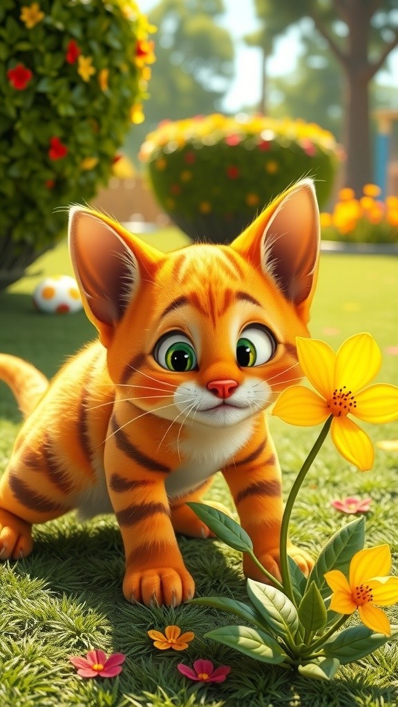 Kucing dan Anjing Bermain Bersama