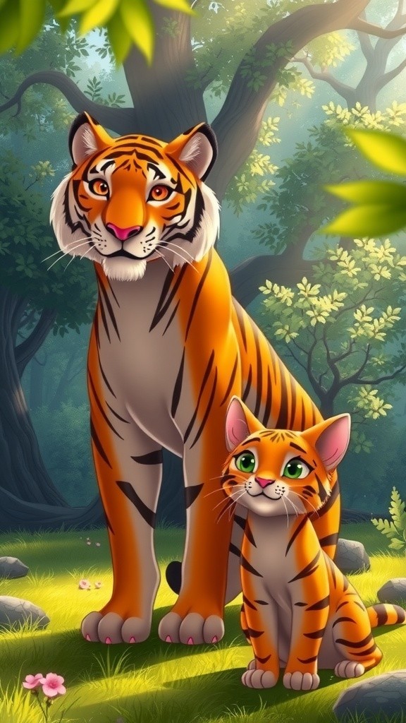 Latihan Imut: Harimau vs Kucing