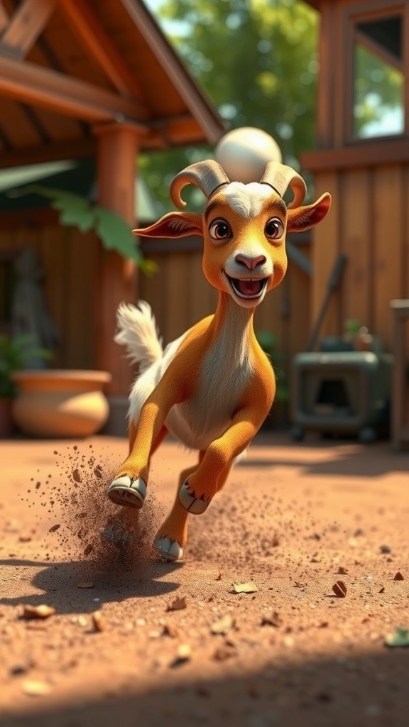 The Talking Goat's Surprise Encounter! (copy)