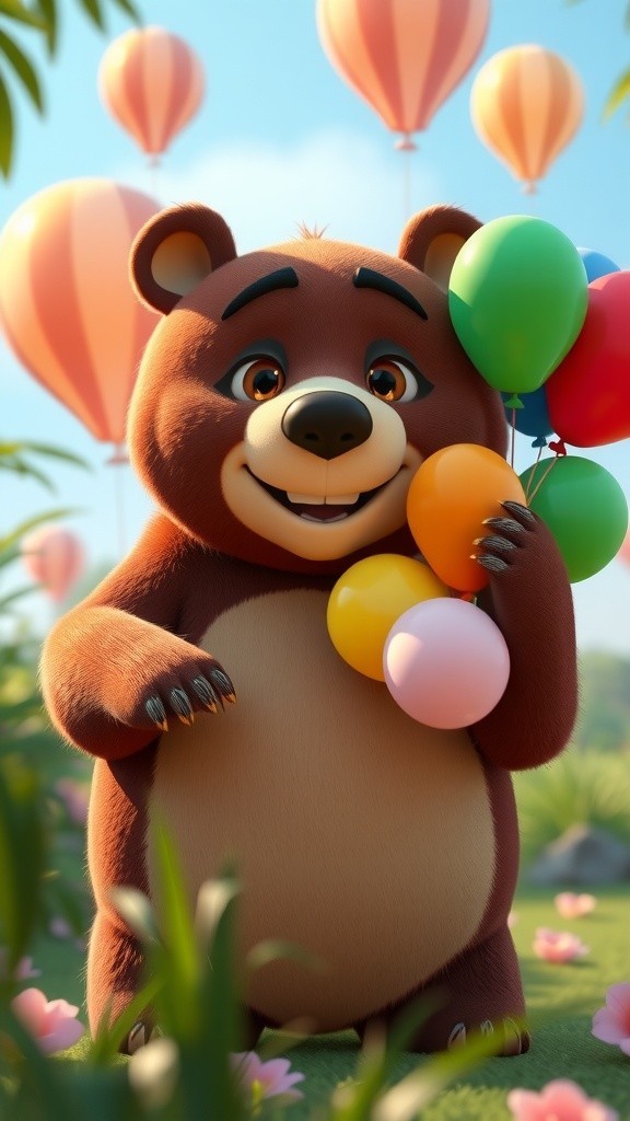 गुब्बारे वाला भालू