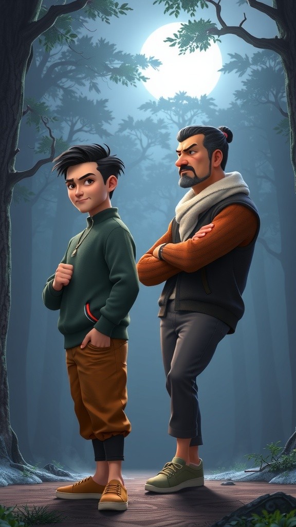Pertarungan Dua Ninja Legendaris