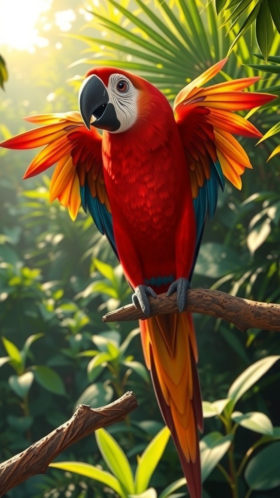 Mittoo the Brave Parrot