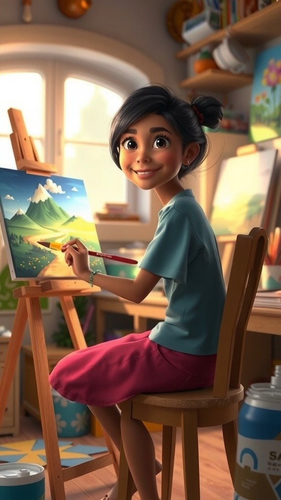 Riya's Journey to Believing in Her Art