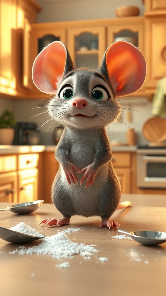 छोटे चूहे और आलसी बिल्ली की दोस्ती