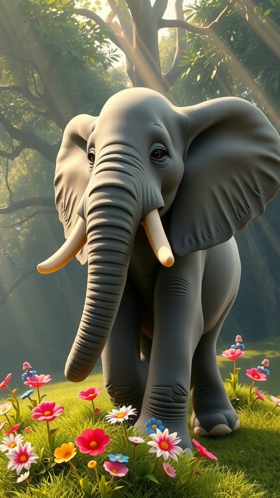 Ellie the Elephant and Andy the Ant's Silly Encounter!