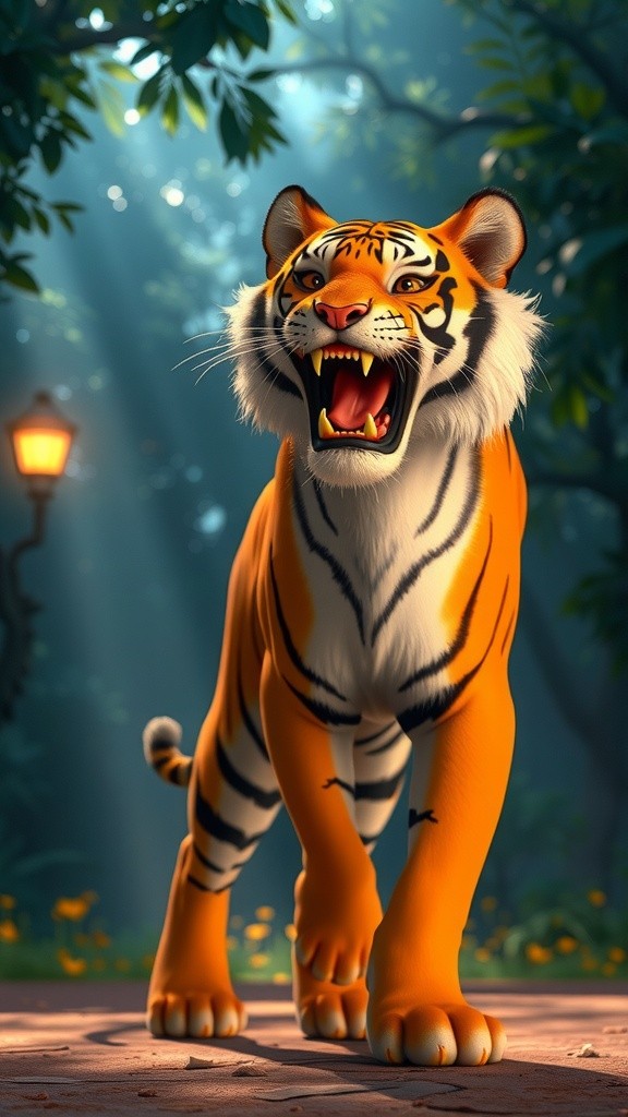 बाघ और चिंटू की चालाकी