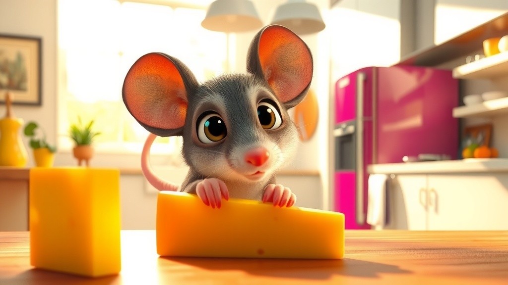 Cheese Chase: A Kitchen Cat-astrophe!