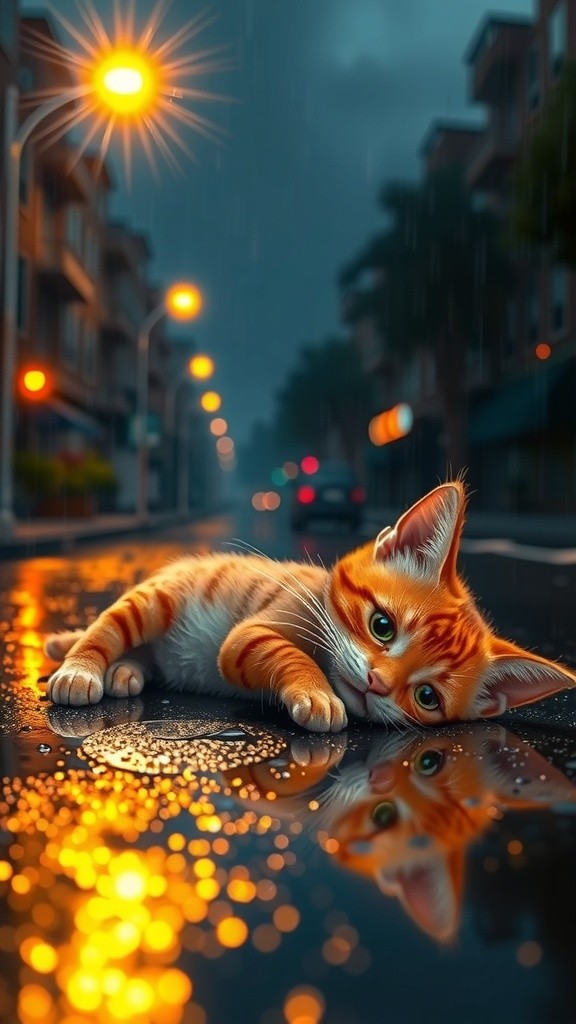 A Kitten and a Bear: A Tale of Friendship and Care