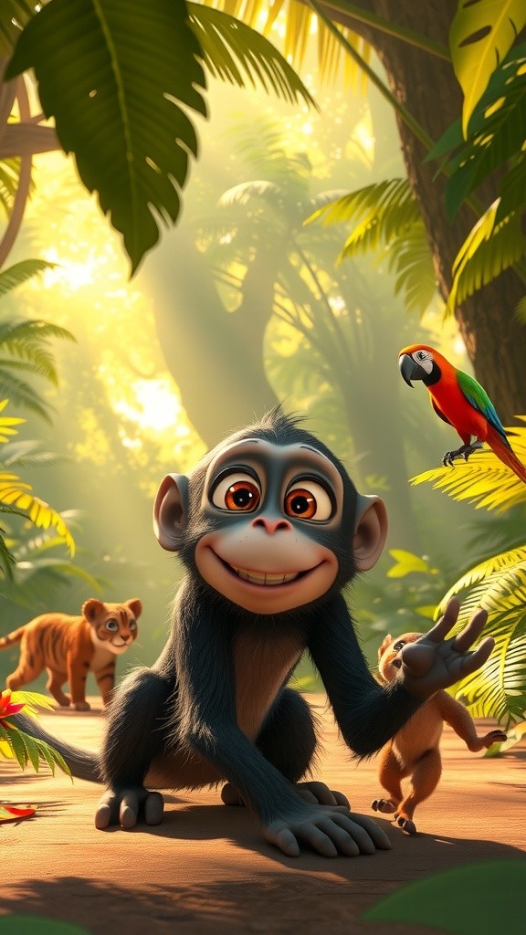 जंगल में हँसी-मज़ाक का मेला