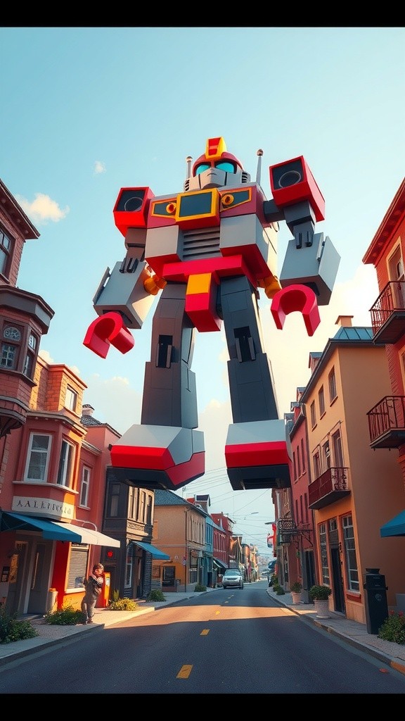 Kemenangan Pahlawan LEGO: Menghadapi Robot Raksasa