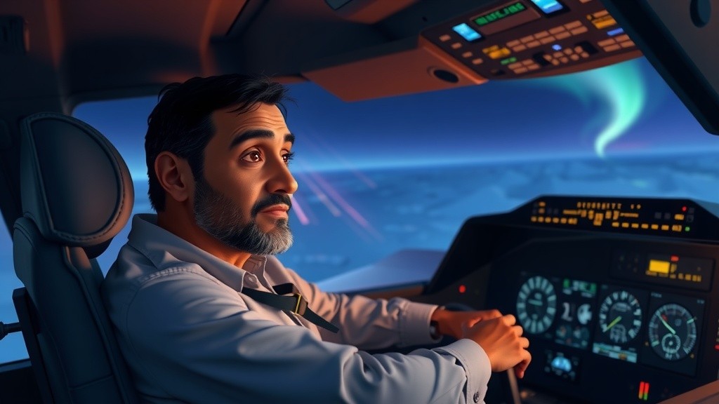 Navigating the Storm: A Flight Through Solar Fury
