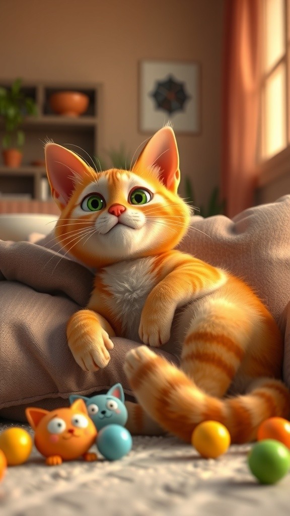 قط لابس هدوم وواقف زي البني آدمين