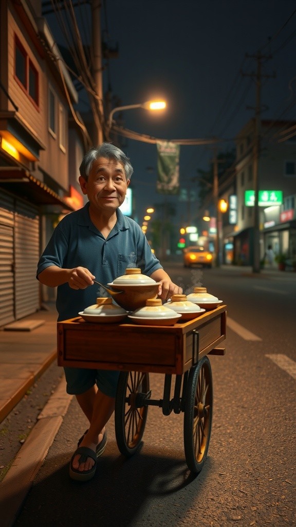 Bakso Misterius di Malam Hari