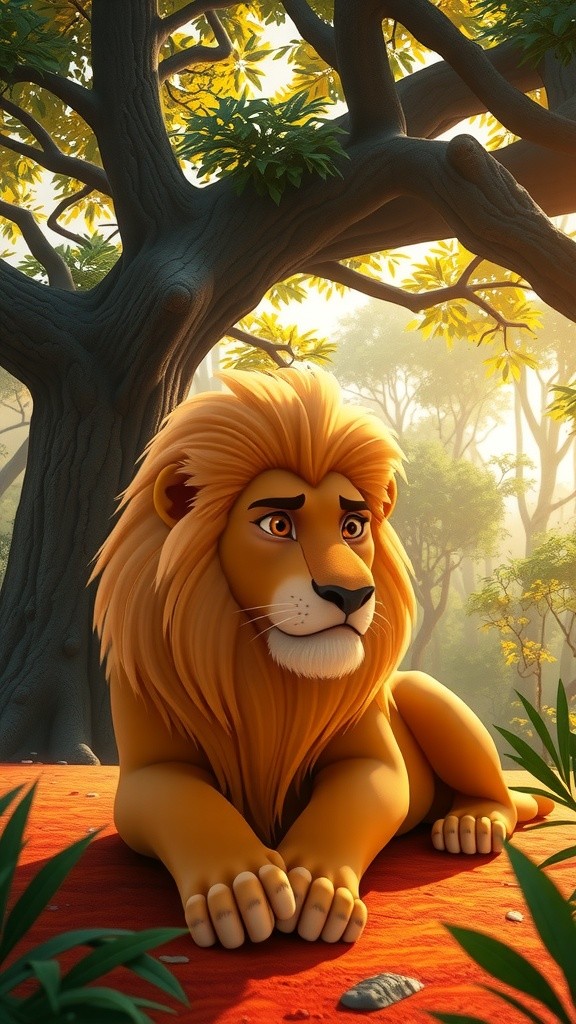 Unexpected Allies: The Lion and the Mouse