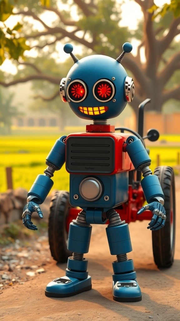 ट्रैक्टर और साइकिल की दोस्ती