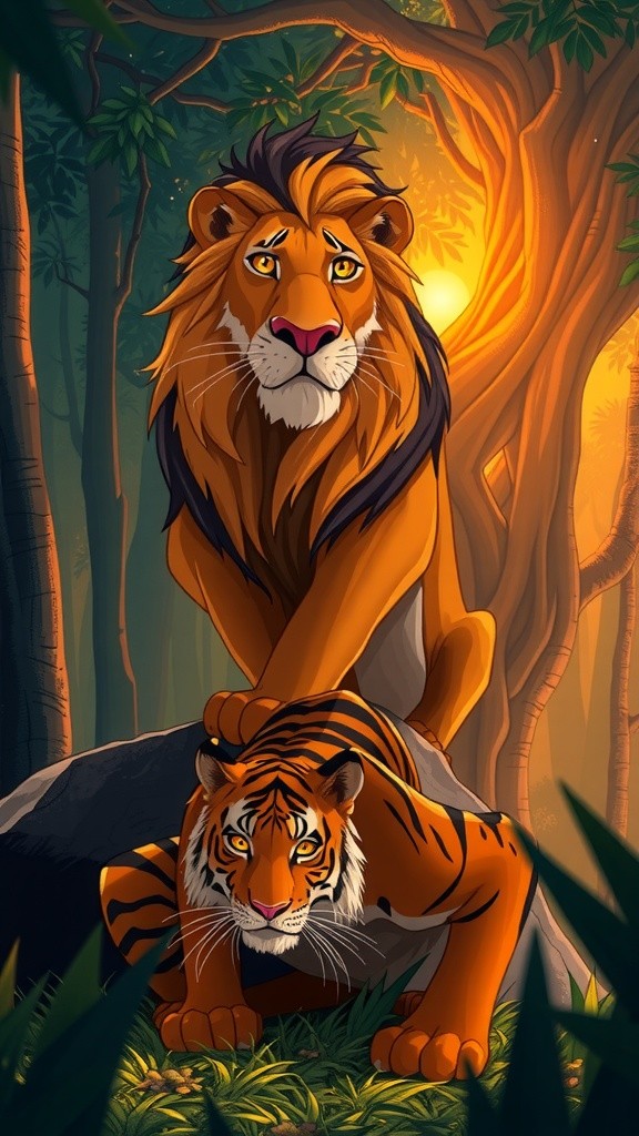 शेर और बाघ की दोस्ती का सफर