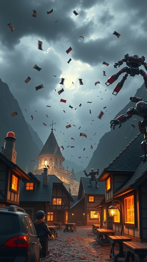 Spark's Quest: Save the Fading Robot Village!