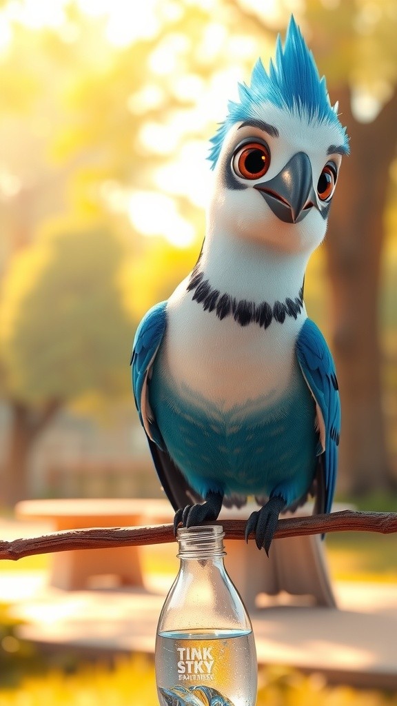 Gagak Pintar: Cara Jitu Minum dari Botol!