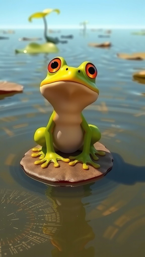 A Frog's Transformation into Royalty