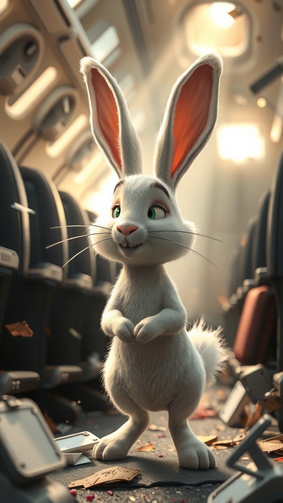 Kelinci Terjatuh dan Petualangan di Pulau