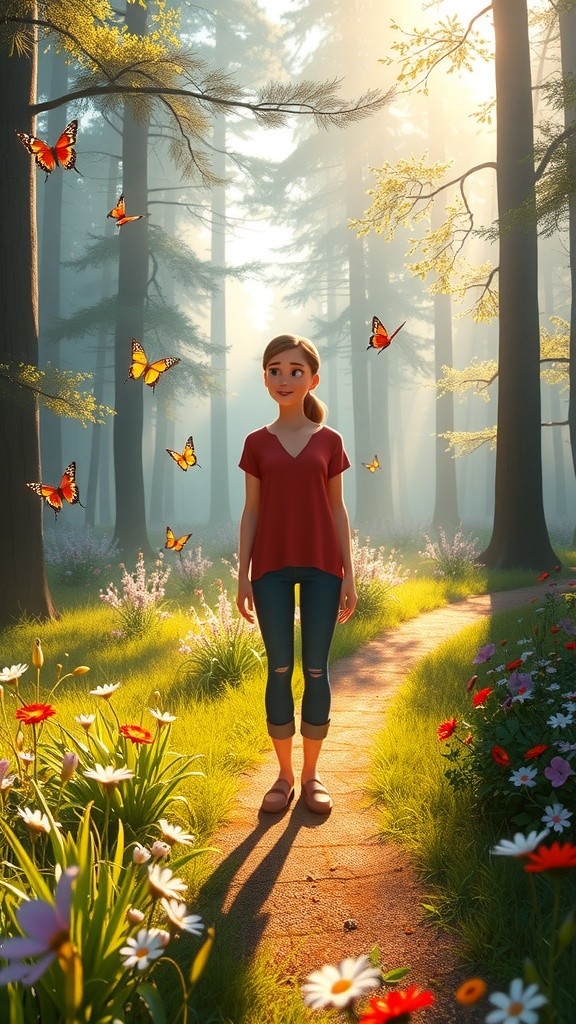 A Young Girl's Quest for Love