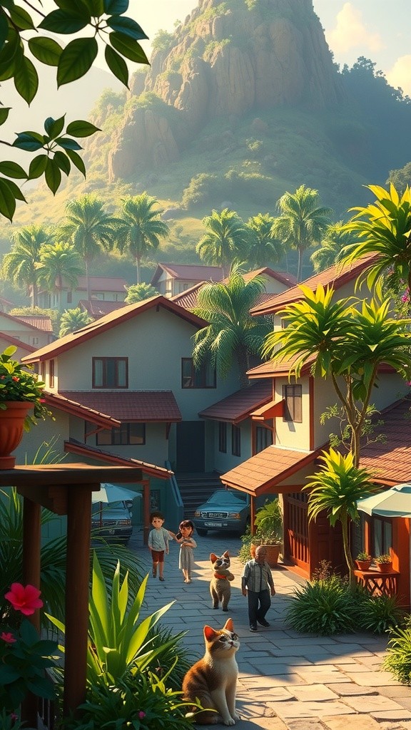 Kampung Kucing yang Indah