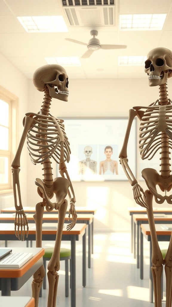 Doctor Cartoon Explains Human Lower Limb Bones