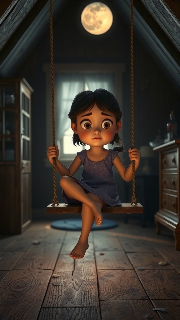 A Girl's Struggle After Losing Her Parents and Facing Maltreatment