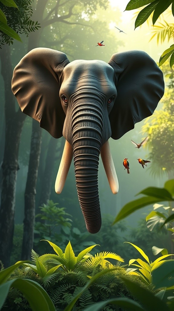 हाथी और चूहे की अनोखी दोस्ती