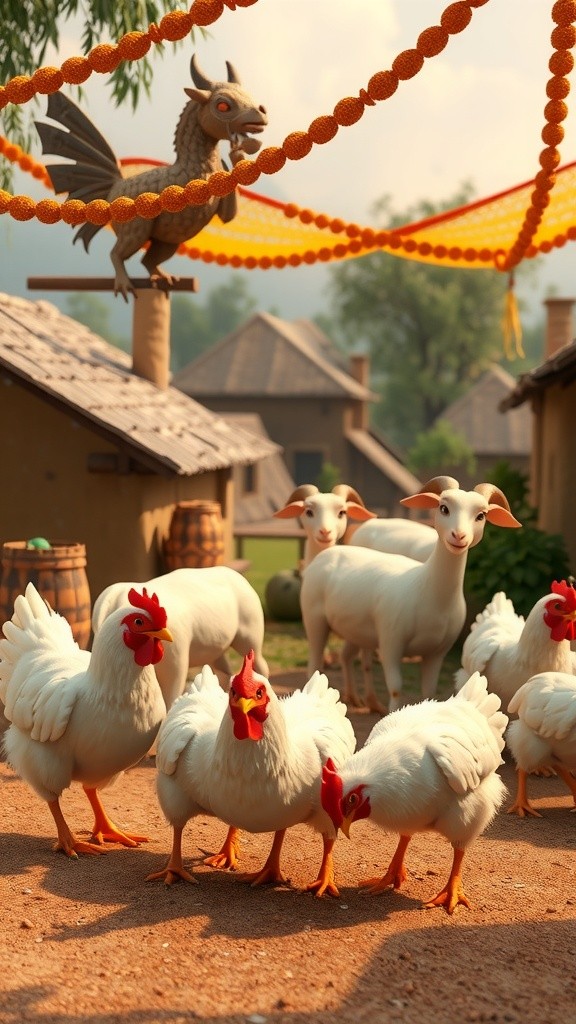 दशहरा के बाद का डर: मुर्गा-मुर्गी के किस्से