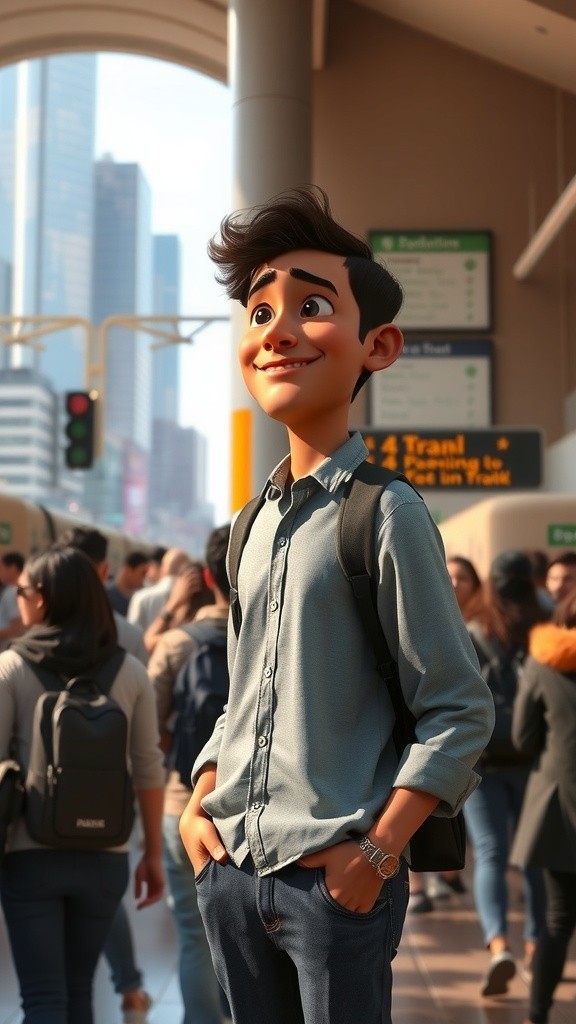 Tim's Exciting First Visit to the City