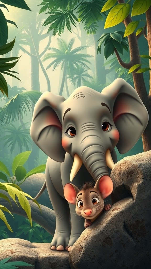 Gappu Hathi Aur Chatur Chuha: Ek Dosti Ki Kahani