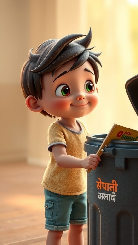 कचरा फेंकने वाले बच्चे की कहानी