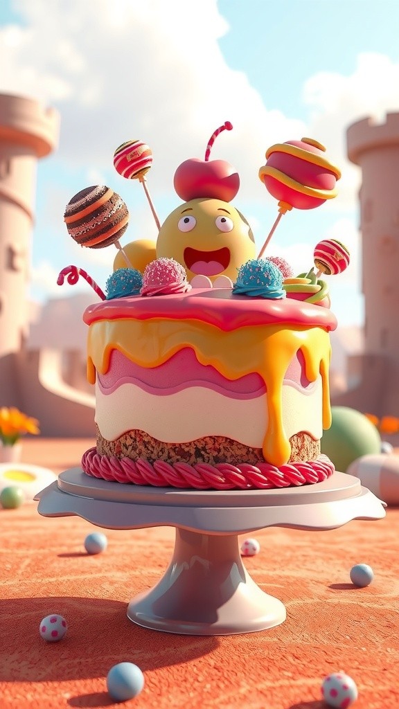 Melting Mayhem: A Surreal Celebration of Colors and Chaos