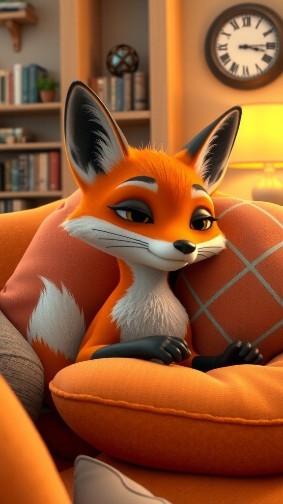 Cozy Moments: The Fox's Cookie Delight