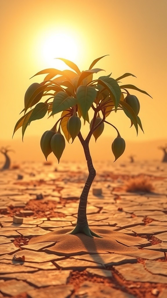 गिलहरी और पीपल का पौधा