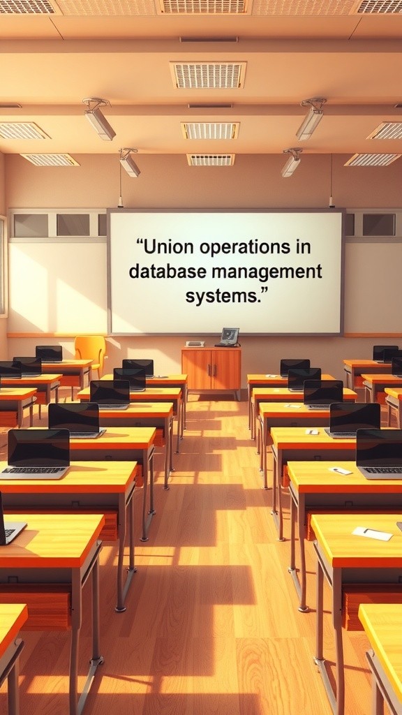 Understanding Union Operations in Database Management