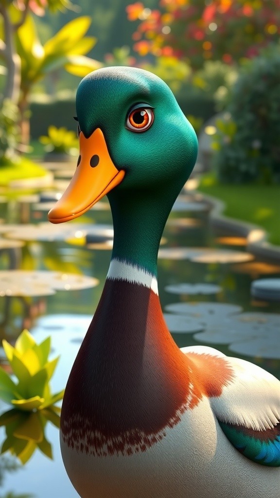 The Tale of Jim the Duck: A Colorful Journey
