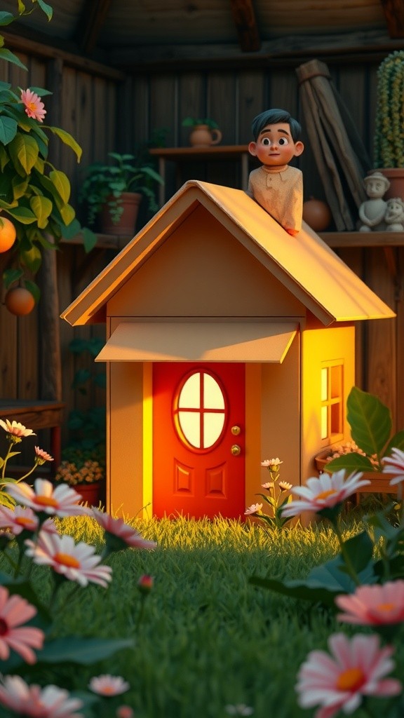 Keluarga Kucing dan Rumah Kardus