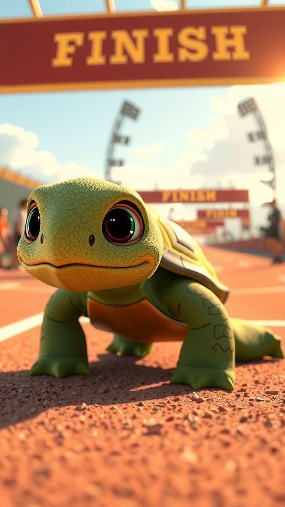 Timi the Tortoise: Winning the Race