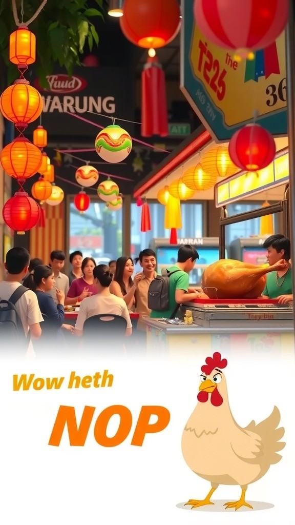 Ayam Goreng dan Sabun: Humor di Warung