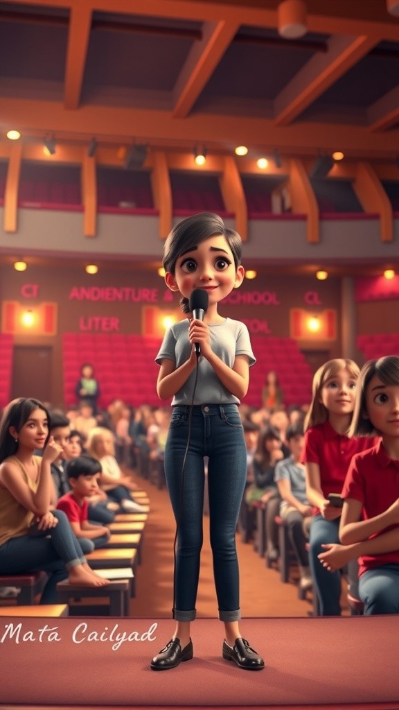 Mia's Voice: The Power of Kindness and Courage
