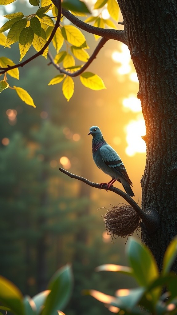 بلی کی بہادری اور کبوتر کا بچہ