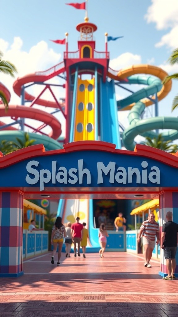 Exciting Water Slide Adventure
