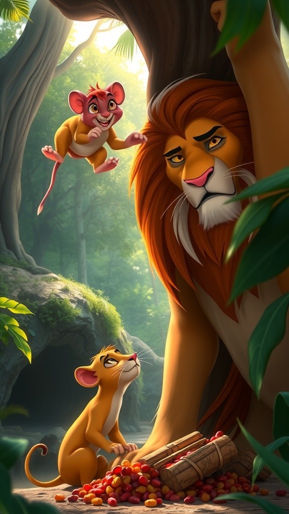 चूहे और शेर की मजेदार कहानी