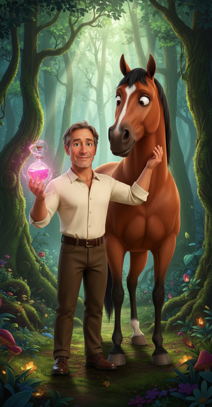 Shrek and Donkey's Love Potion Transformation