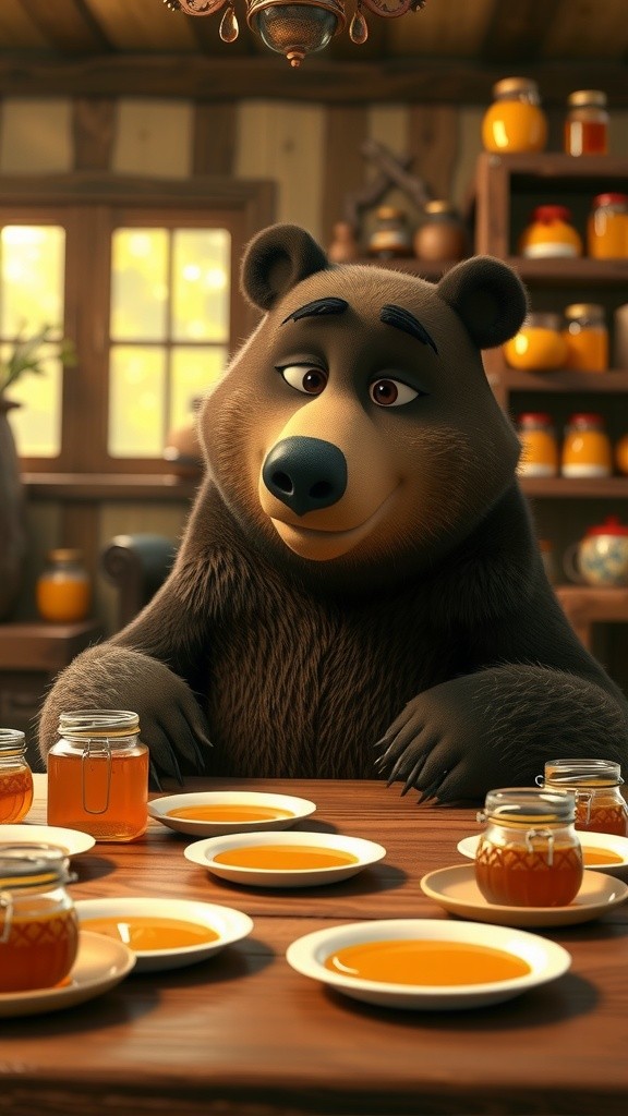 डॉक्टर भालू का शहद प्रेम और गैस की हंसी