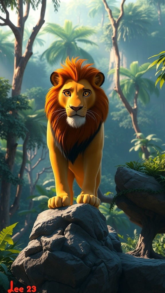 शेर और गिलहरी की मित्रता