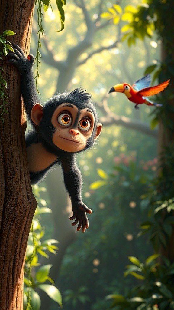 नटखट बंदर की कहानी