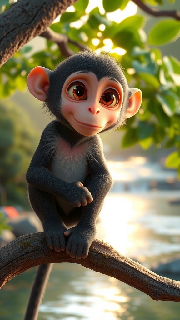 चालाक बंदर और मूर्ख मगरमच्छ की कहानी